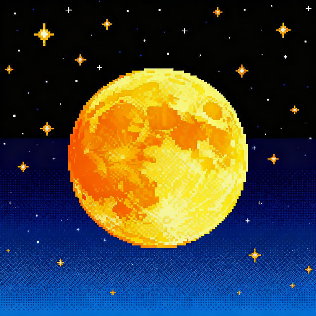 Moon Pixel Art gallery