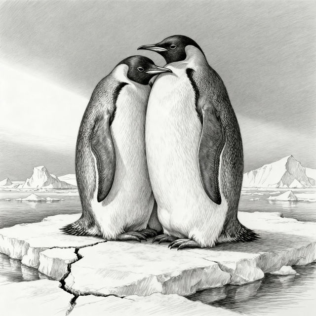Antarctica Drawings - AI Generated Art gallery