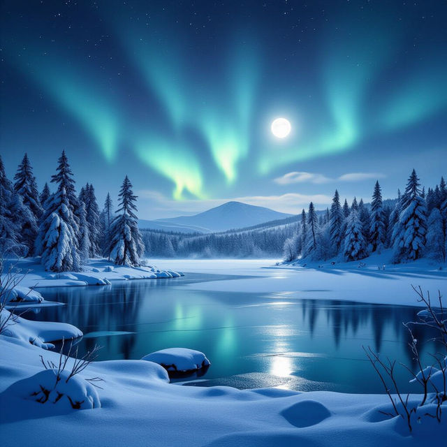 Stunning Winter Background Wallpapers gallery