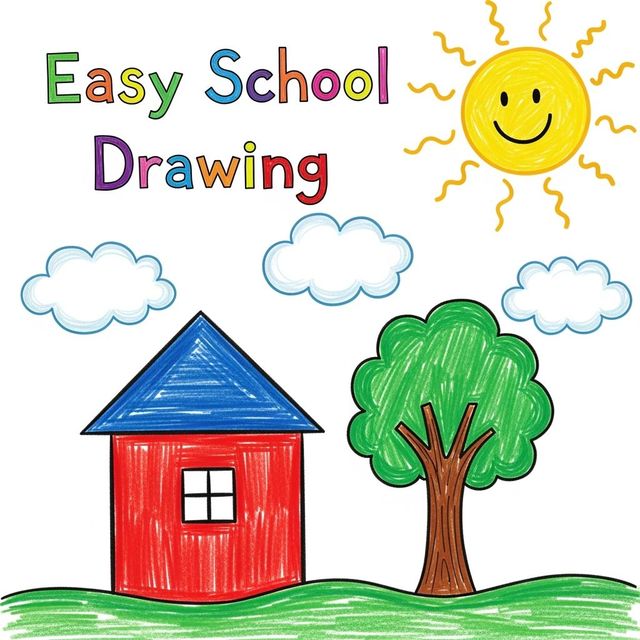 Easy School Drawing Ideas and Inspiration gallery