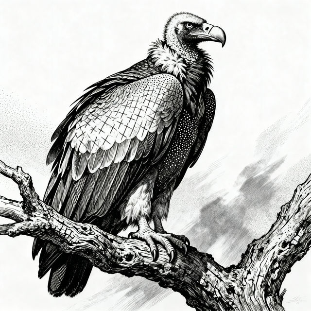 Vulture Drawings - AI Generated Art gallery