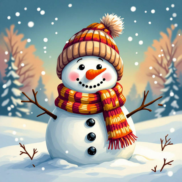 A Picture Of A Snowman gallery