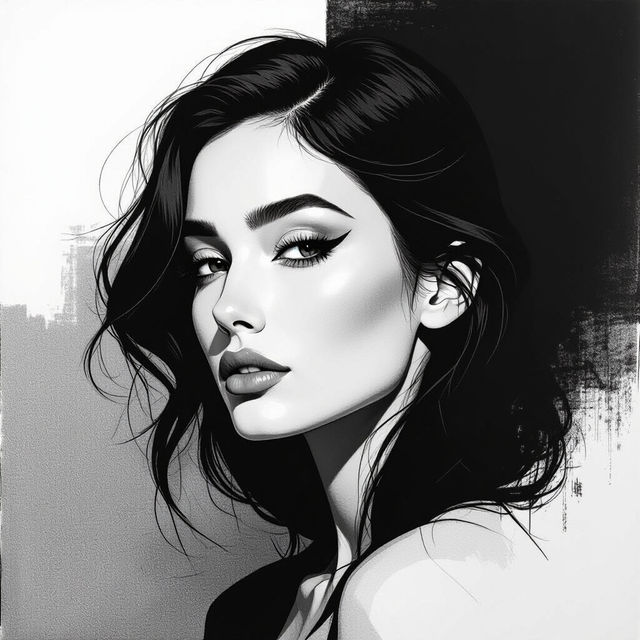 Negative Space Drawings - AI Art gallery