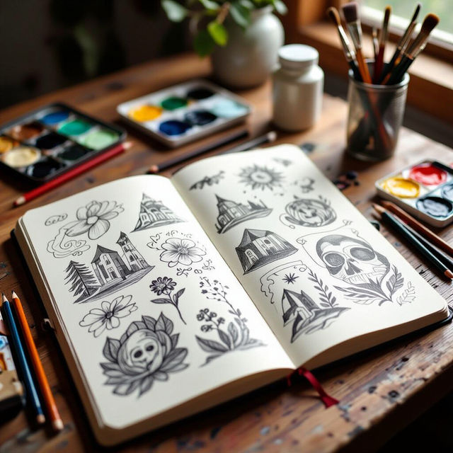 Sketch Book Ideas - Spark Your Creativity gallery