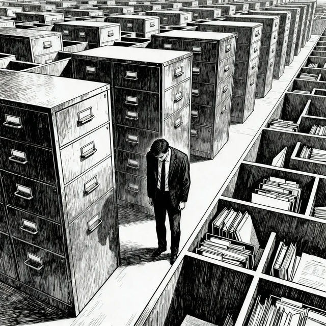 Bureaucracy Drawings - AI Generated gallery