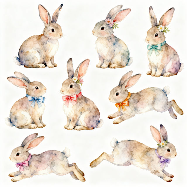 Bunny Clip Art - Made With AI gallery