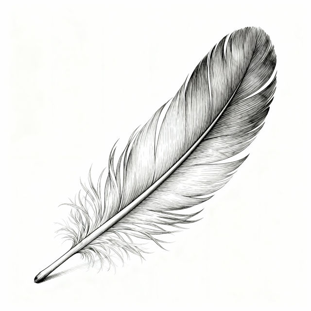 Drawing Feather Drawings gallery
