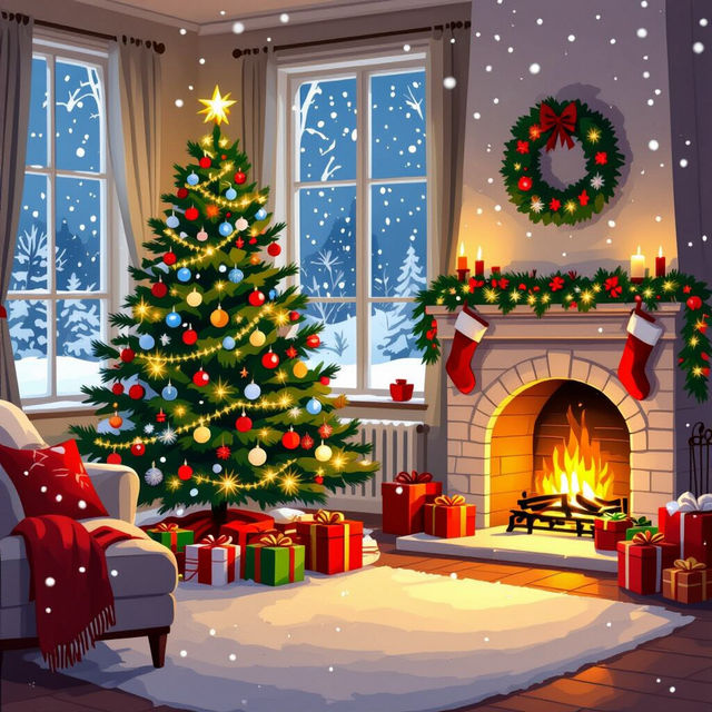 Merry Christmas Images - AI Generated gallery