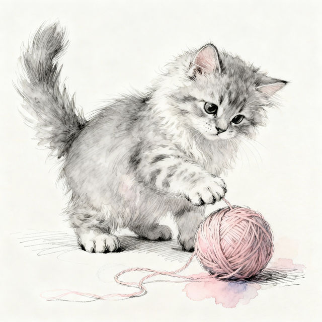Cute Cat Drawings gallery