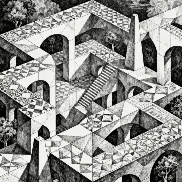 Escher Drawing Art gallery