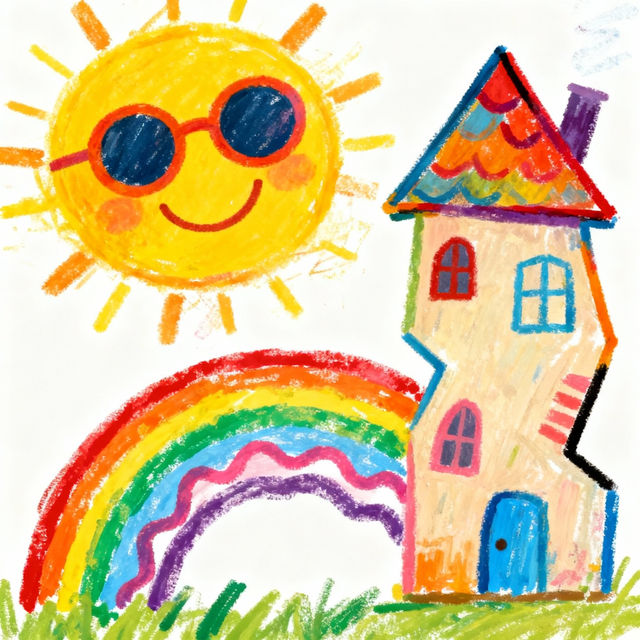 Funny Kid Drawings - Made With AI gallery