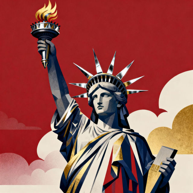 Lady Liberty Drawings - AI Generated gallery