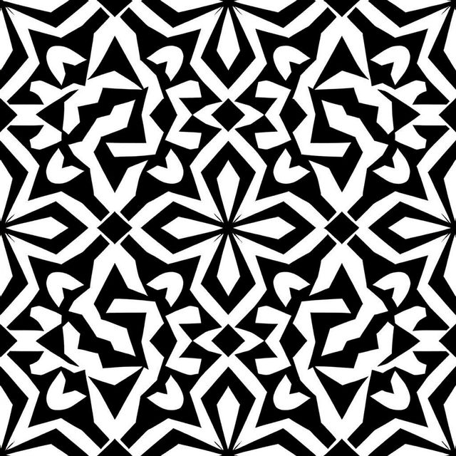 Black Pattern Wallpaper - AI Generated gallery