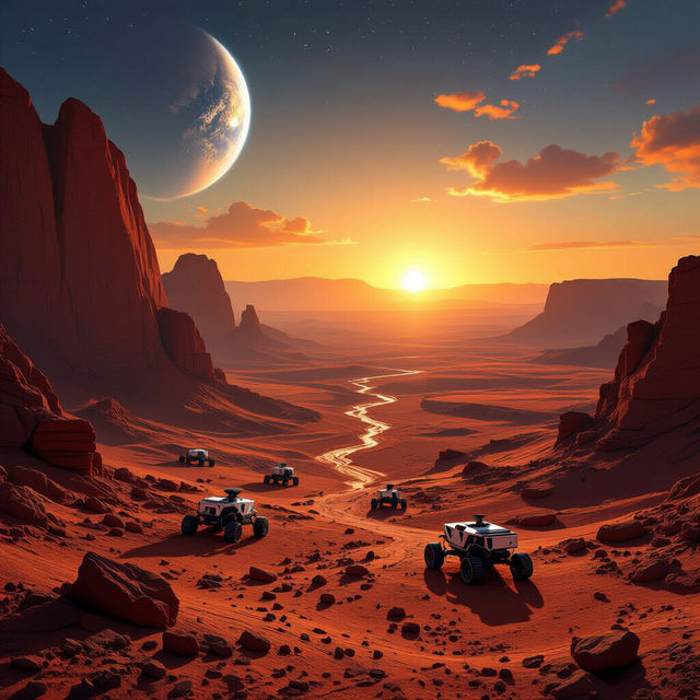 Mars Wallpapers - AI Generated gallery