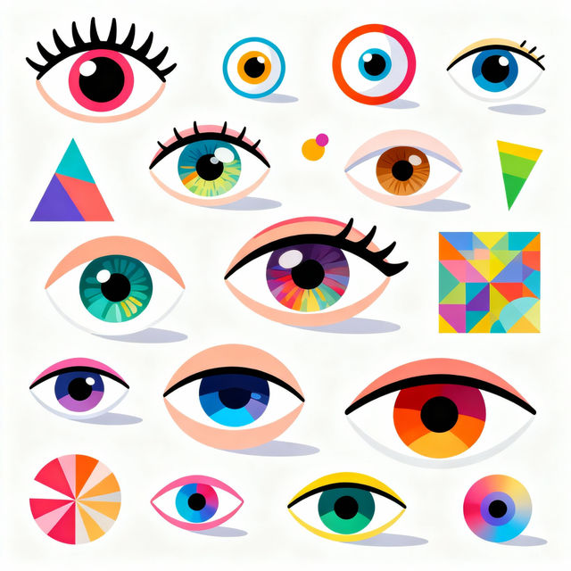 Clip Art Eyes - Made With AI gallery