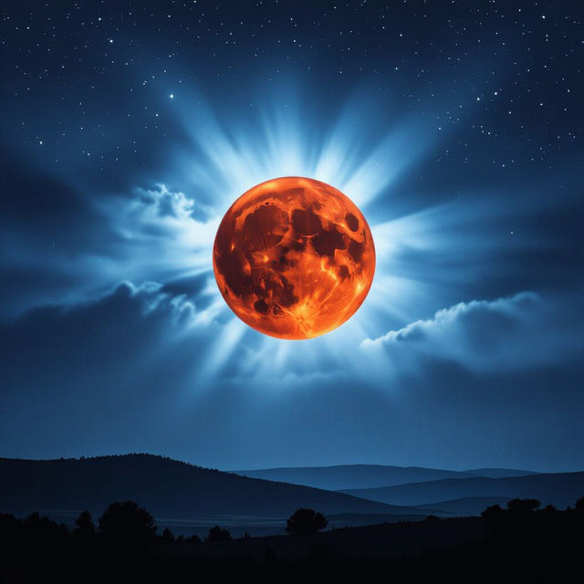 Blood Moon Pictures - AI Generated gallery
