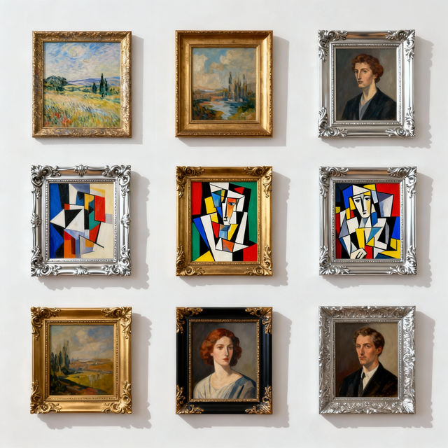 3x5 Picture Frames - AI Generated gallery