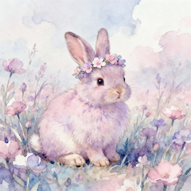 Cute Rabbit Drawings - Made With AI gallery