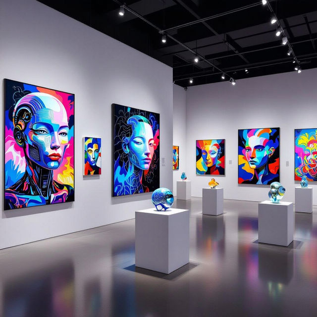 Milton Art Center - AI Art gallery