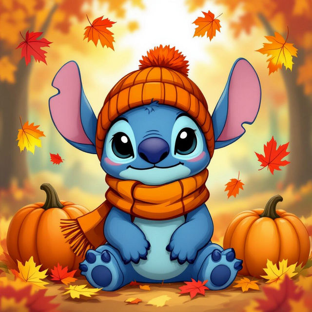 Stitch Fall Wallpapers gallery