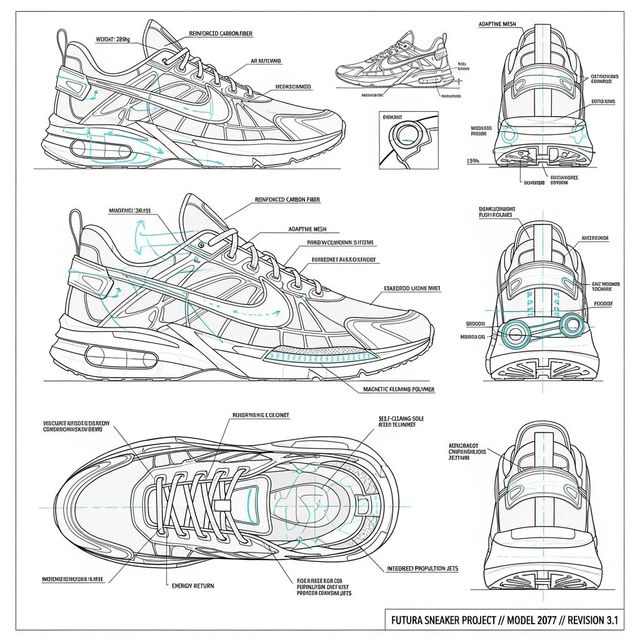 Generate Stunning Shoes Drawing With AI gallery