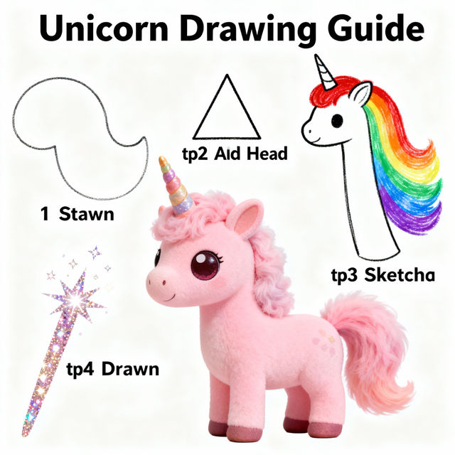 Unicorn Drawing Step By Step gallery