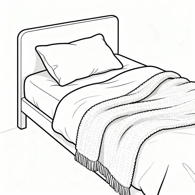 Easy Bed Drawing Ideas gallery