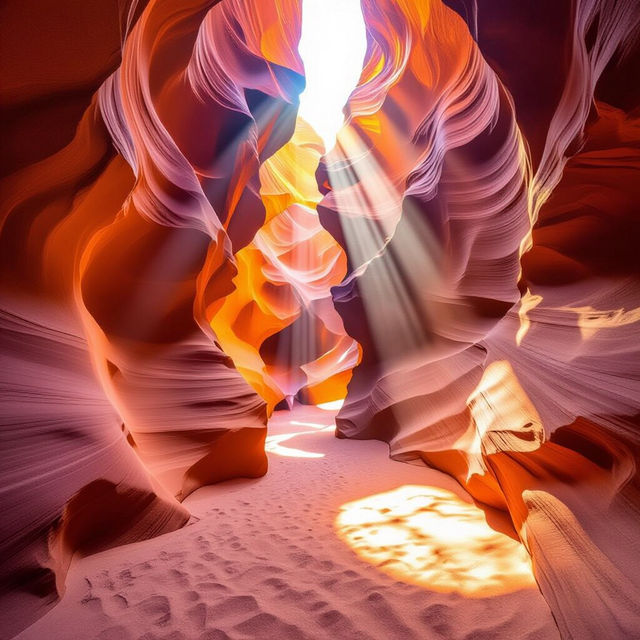 Lower Antelope Canyon Pictures - Made With AI gallery