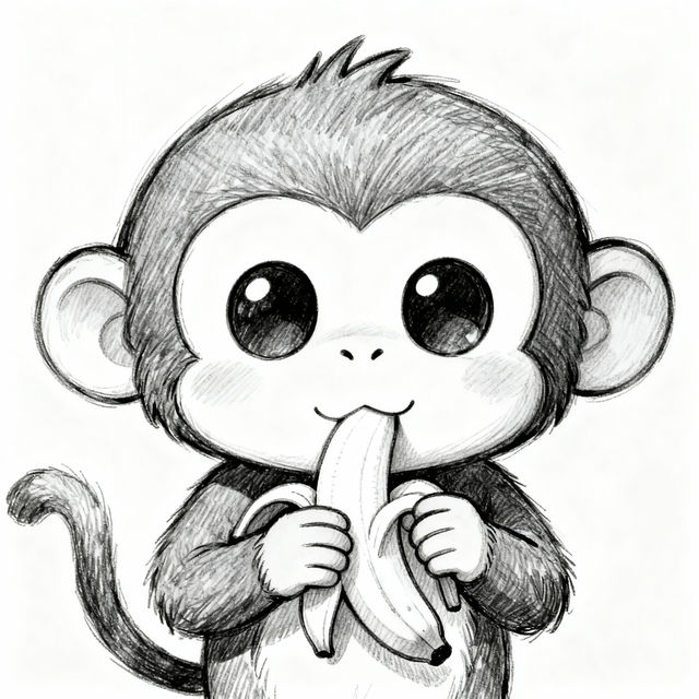Easy Monkey Drawings gallery