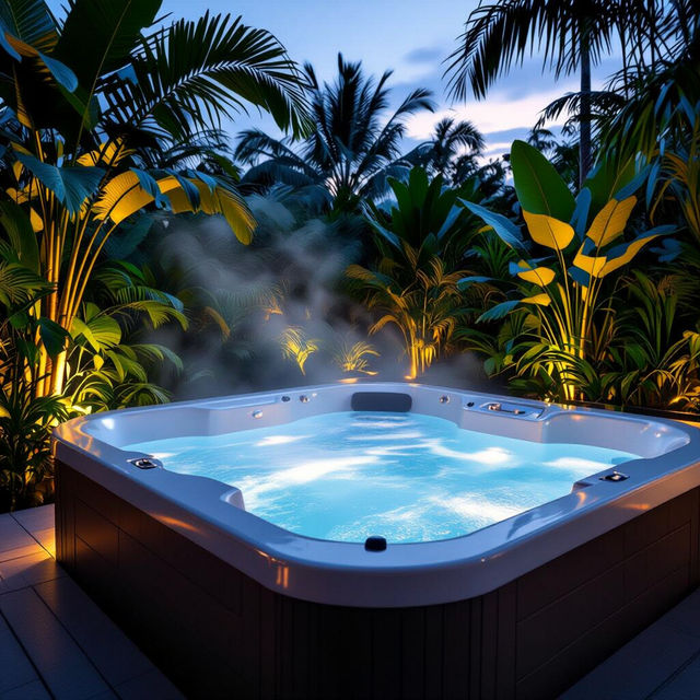 Hot Tub Pictures - AI Generated gallery