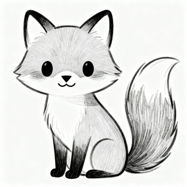 Simple Easy Fox Drawings - Made With AI gallery