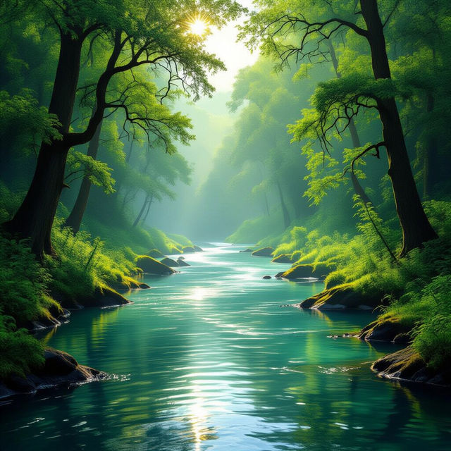 River Images - AI Generated gallery