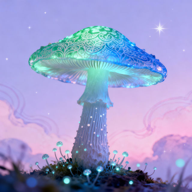 Aesthetic Mushroom Drawings gallery