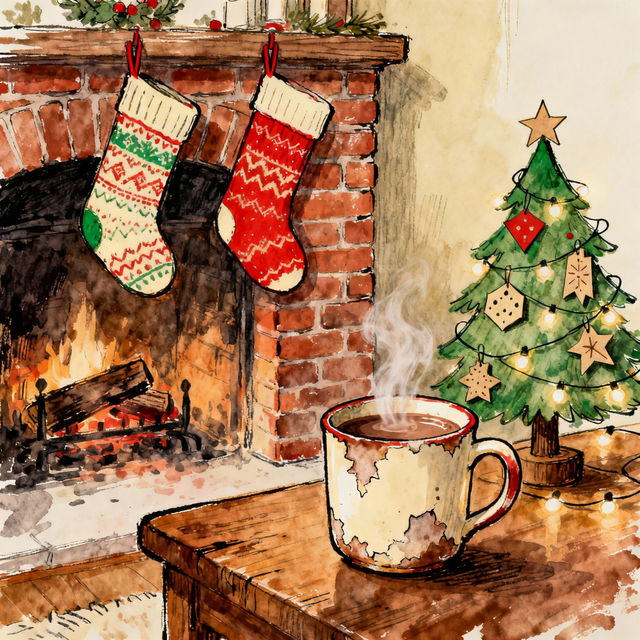 Christmas Sketch Ideas - AI Generated gallery