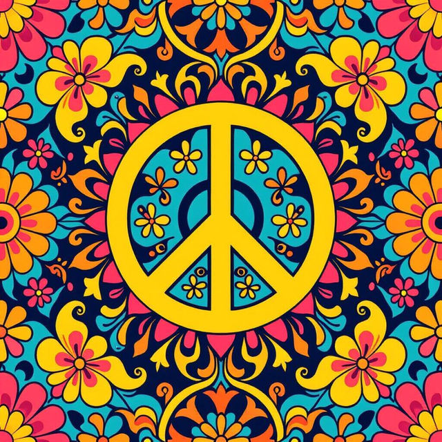 Vintage Hippie Wallpaper gallery