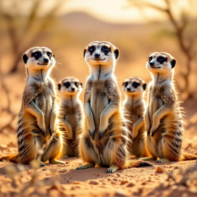 Pictures of Meerkats - AI Generated gallery