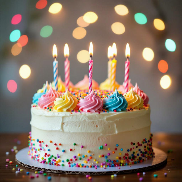 Special Happy Birthday Cake Images - Made With AI gallery