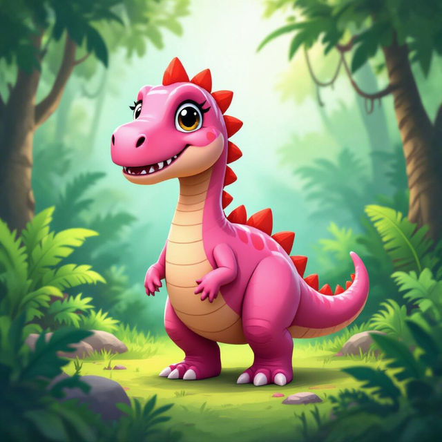Pink Dinosaur Wallpapers gallery