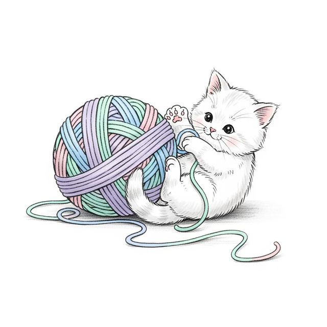 Explore Adorable Cute Cat Drawings gallery
