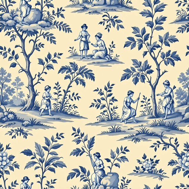 Explore Beautiful Toile Wallpaper Designs gallery