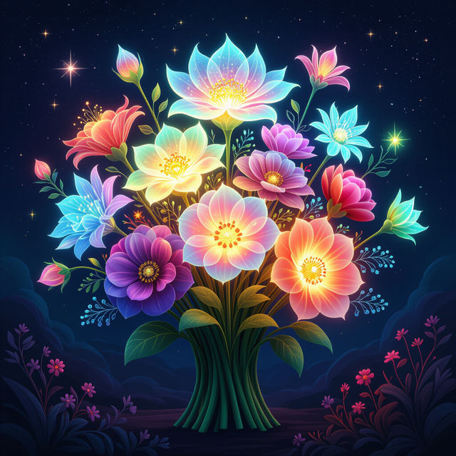 AI Art Flowers gallery