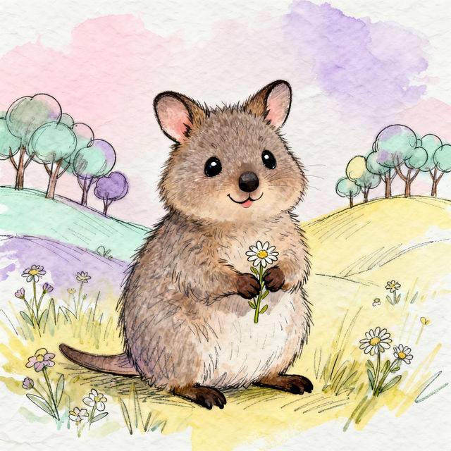 Quokka Drawings - Made With AI gallery