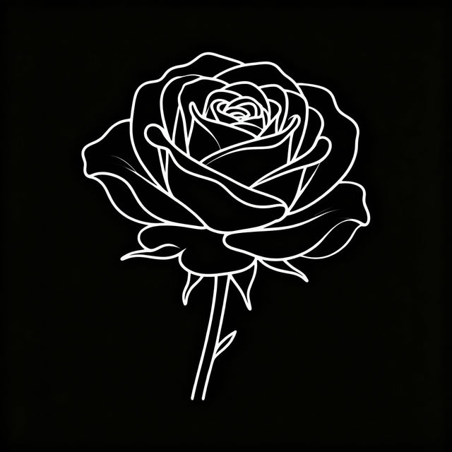 Easy Flower Drawings - Made With AI gallery