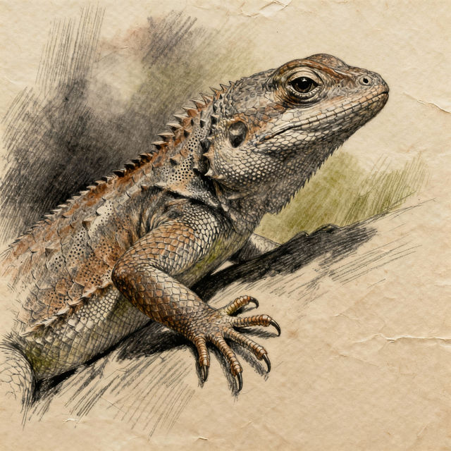 Lizard Sketch Art gallery