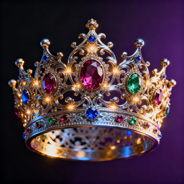 Queen Crown Drawings - AI Generated gallery