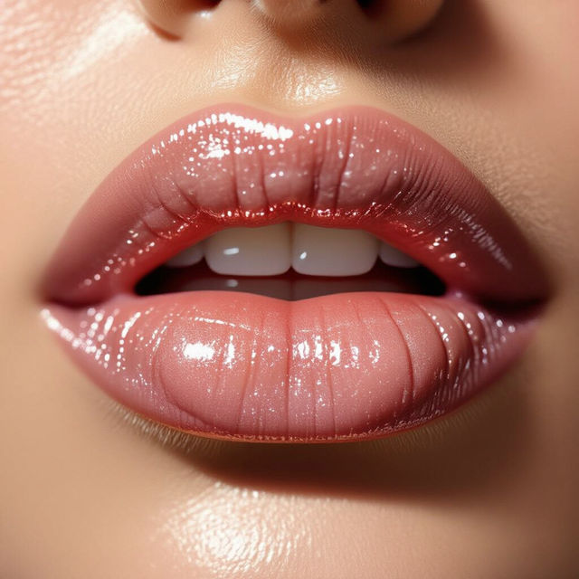 Realistic Lips Drawings - AI Generated gallery