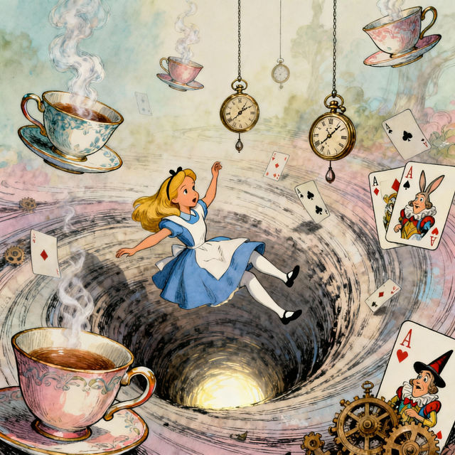 Alice In Wonderland Drawing Ideas gallery
