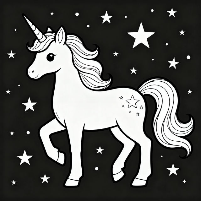 Unicorn Picture To Color gallery