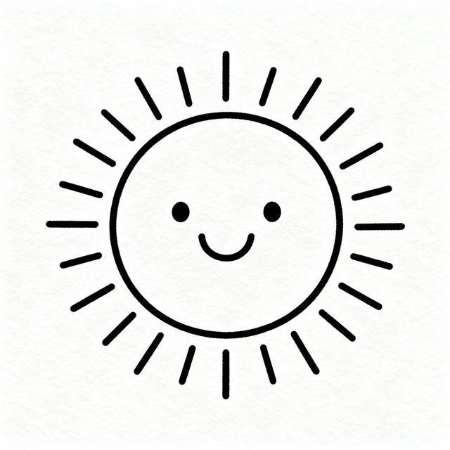 Sun Drawings - Simple and Beautiful gallery