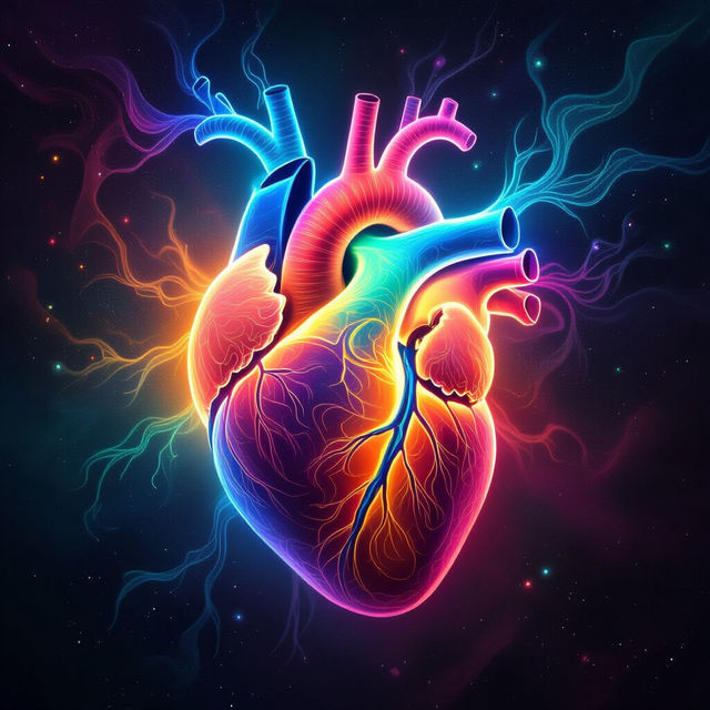 Picture Of Human Heart - AI Art gallery